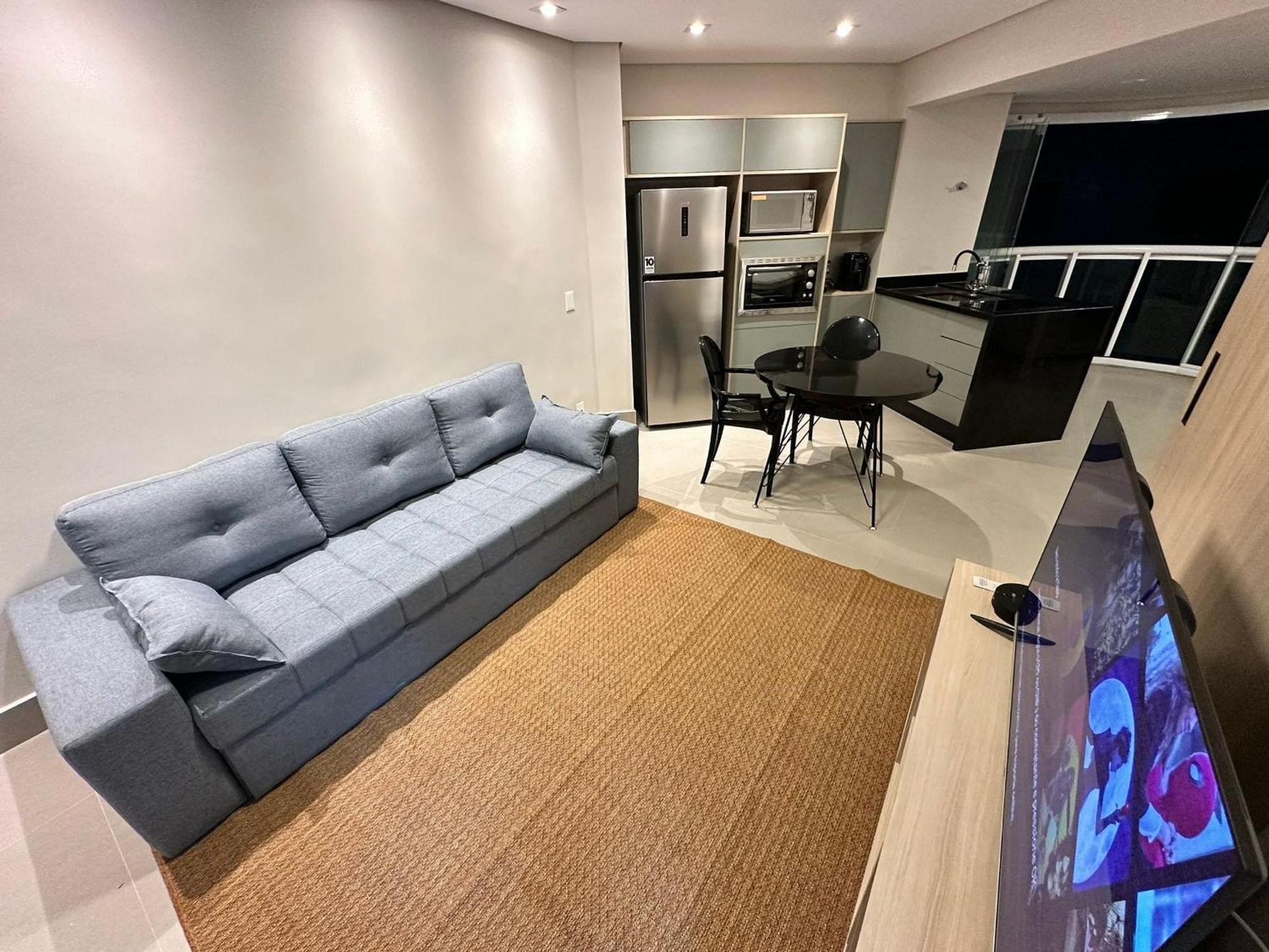 Residencial Estanconfor Com Vista Mar 2 Ac E Garagem Leilighet Santos  Eksteriør bilde