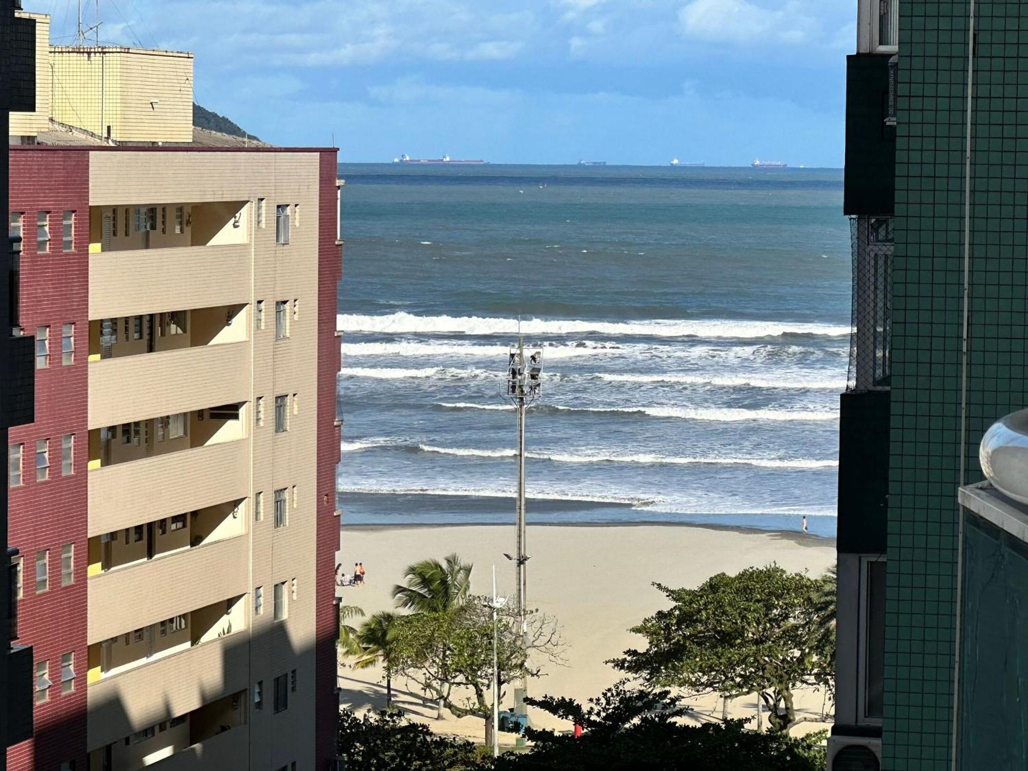 Residencial Estanconfor Com Vista Mar 2 Ac E Garagem Leilighet Santos  Eksteriør bilde